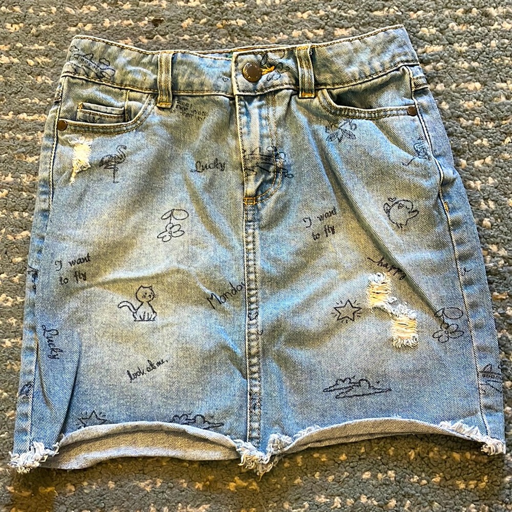Girls Jean Skirt